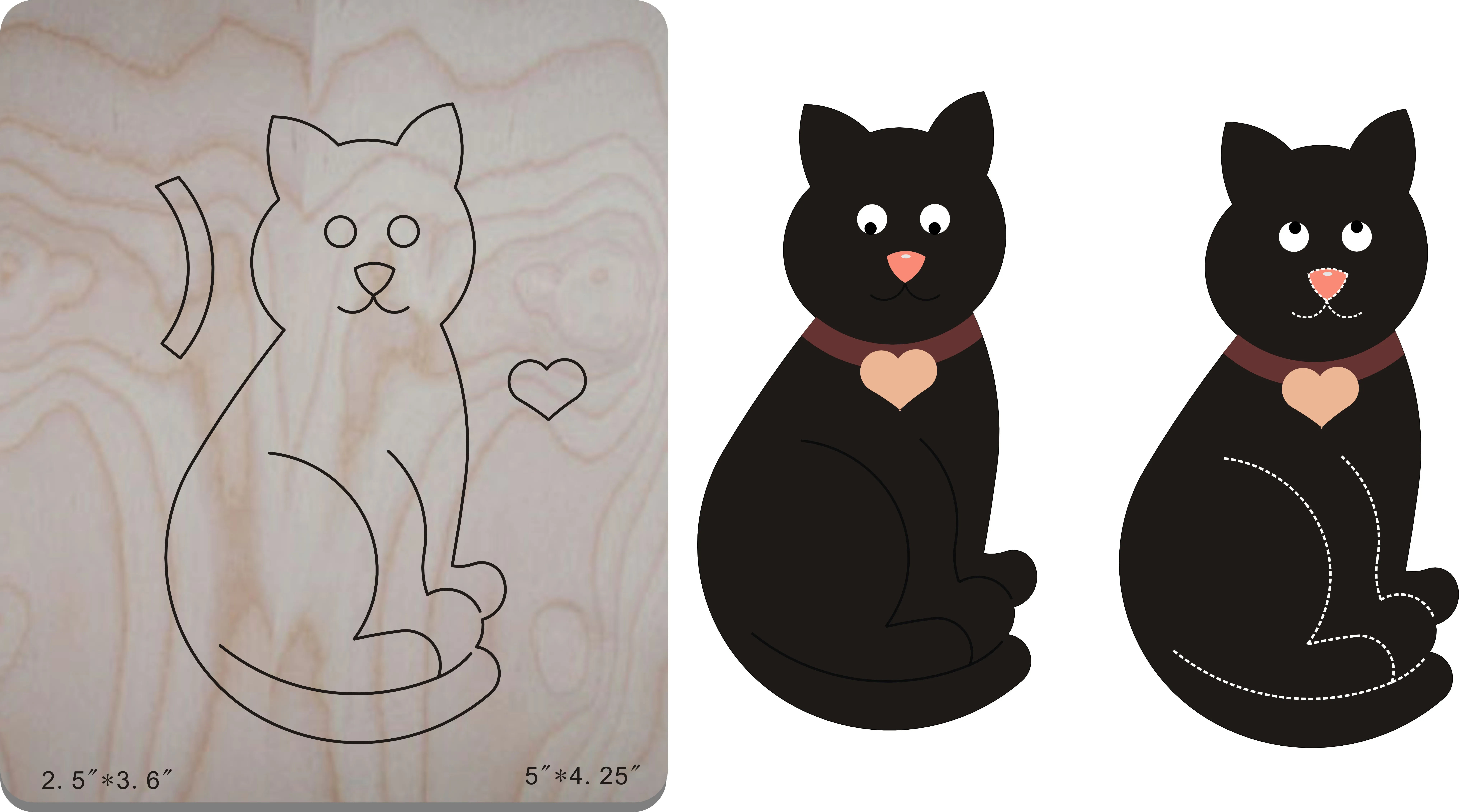 

MY702 cat cutter die cutting is compatible with most machines.