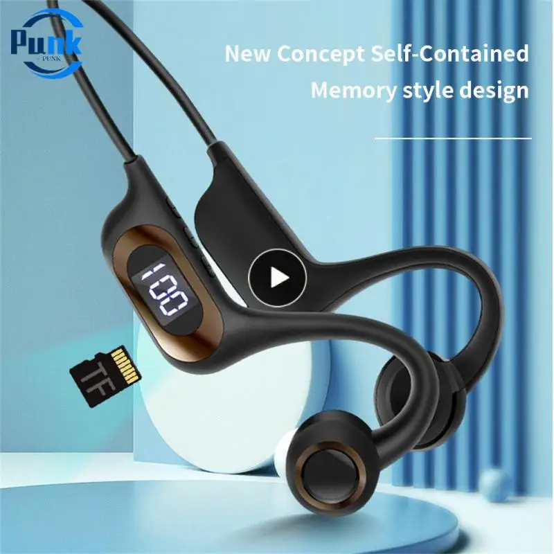 

Ear-hook Lightweight Tws Earbuds Hifi Sound Not In-ear Headset Air Conduction 5.3 Wireless Headset Support Tf Card