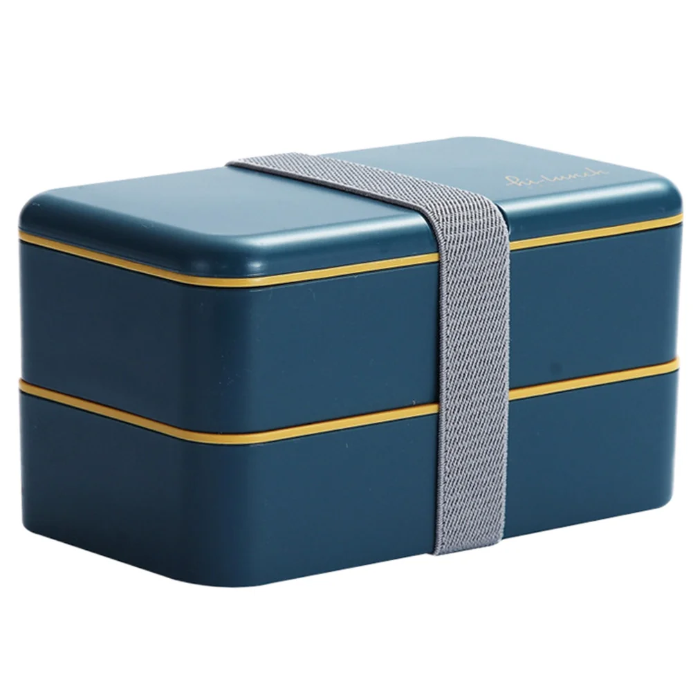 

Box Lunch Bento Japanese Snack Office Worker Travel Leakproof Adults Boxes Heated Students Lunchbox Silicone Container Layer