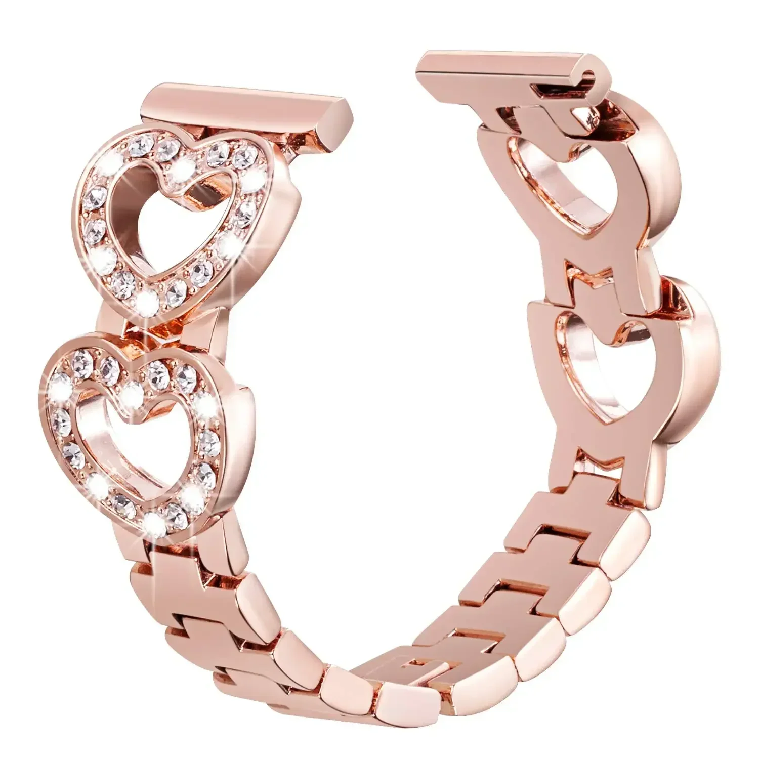 

Браслет из металлического сплава с блестками для Samsung Galaxy Watch 4 5 6 40 мм 44 мм