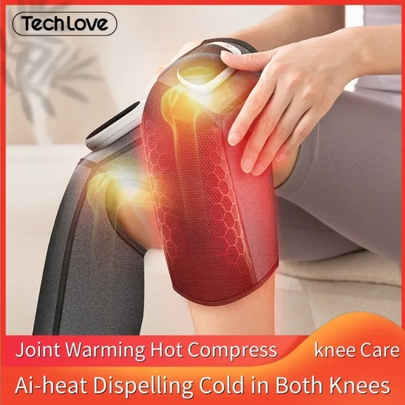 Электрический нагревательный массажер для плеч Tech Love наколенники ремни снятия