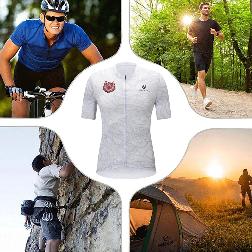 HISERWA 2024 новая велосипедная Джерси высокого качества для горных и шоссейных