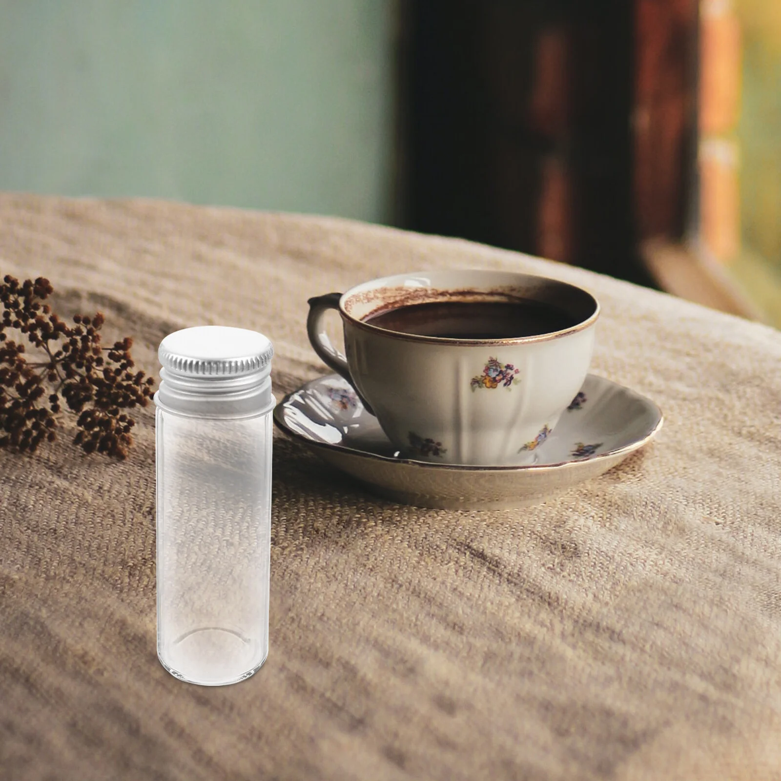 

20 Pcs Terrarium Storage Jar Reusable Glass Bottle Clear Lids Reusable Bottle Bottles Container