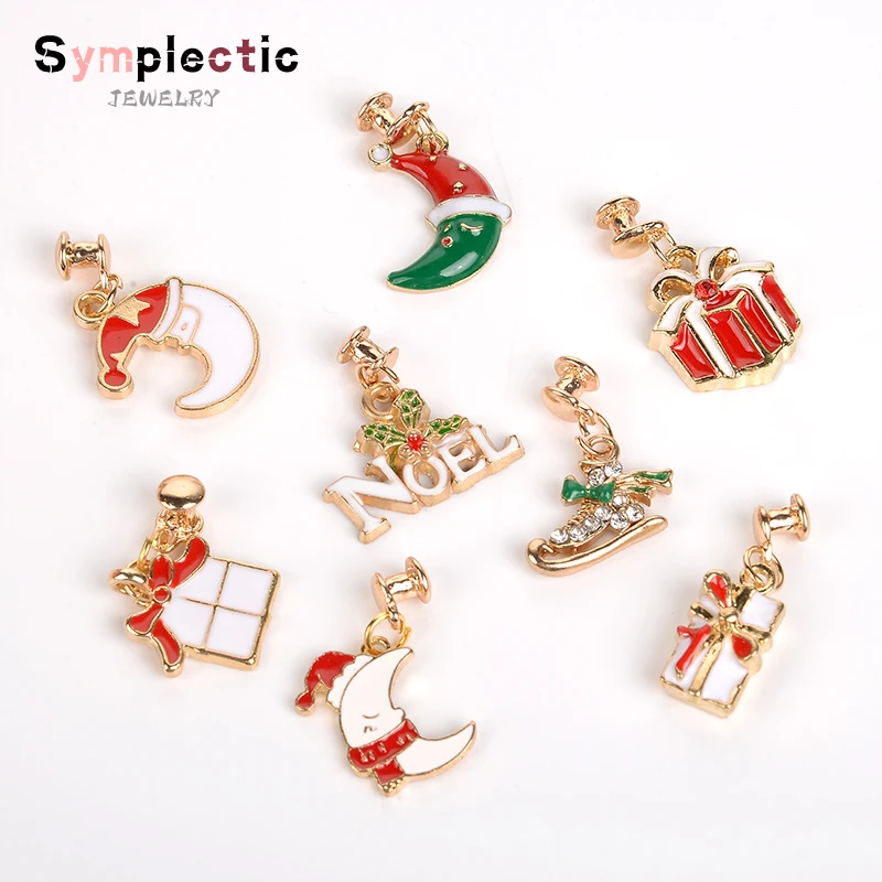 Christmas Decorative Charms For Apple Watch Band Silicone Bracelet Metal Paw Decorative Nails for iwatch Sport Strap Accessories