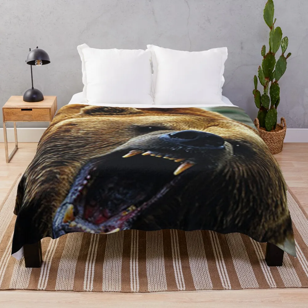 

Кавайное одеяло, высокое качество, супер толстое теплое одеяло без одежды, одеяло, гризли Медведь Плед одеяло