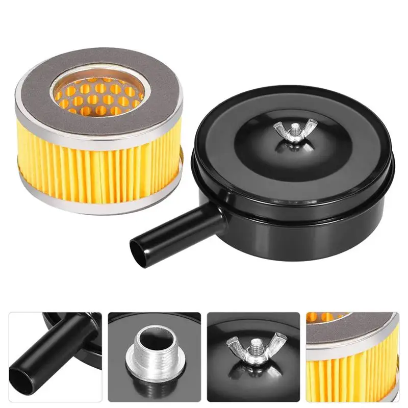 Air Muffler Filter Silencer Intake Noise Inlet Sound Replacement Assembly Drain Parts Repair Boiler Down Metal Quiet