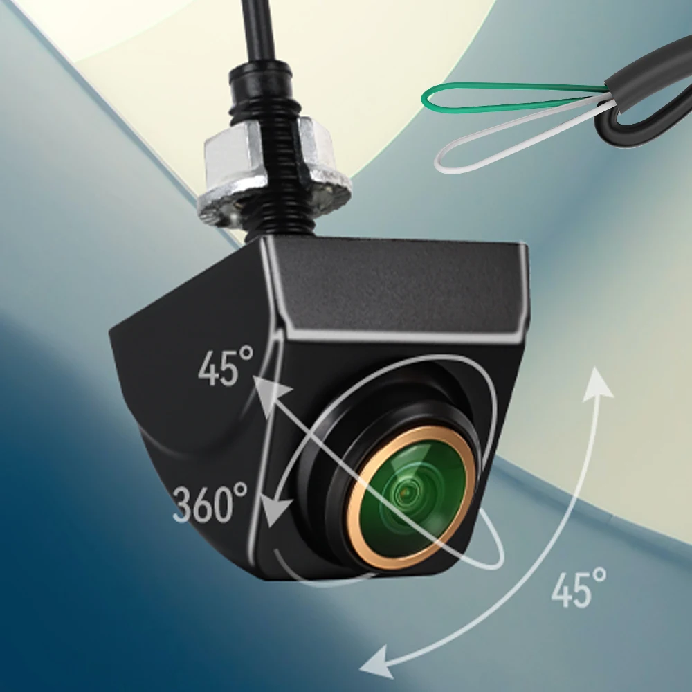

360-градусная Камера Заднего Вида CVBS CCD С Ночным Видением, 12В, IP68, Водонепроницаемая