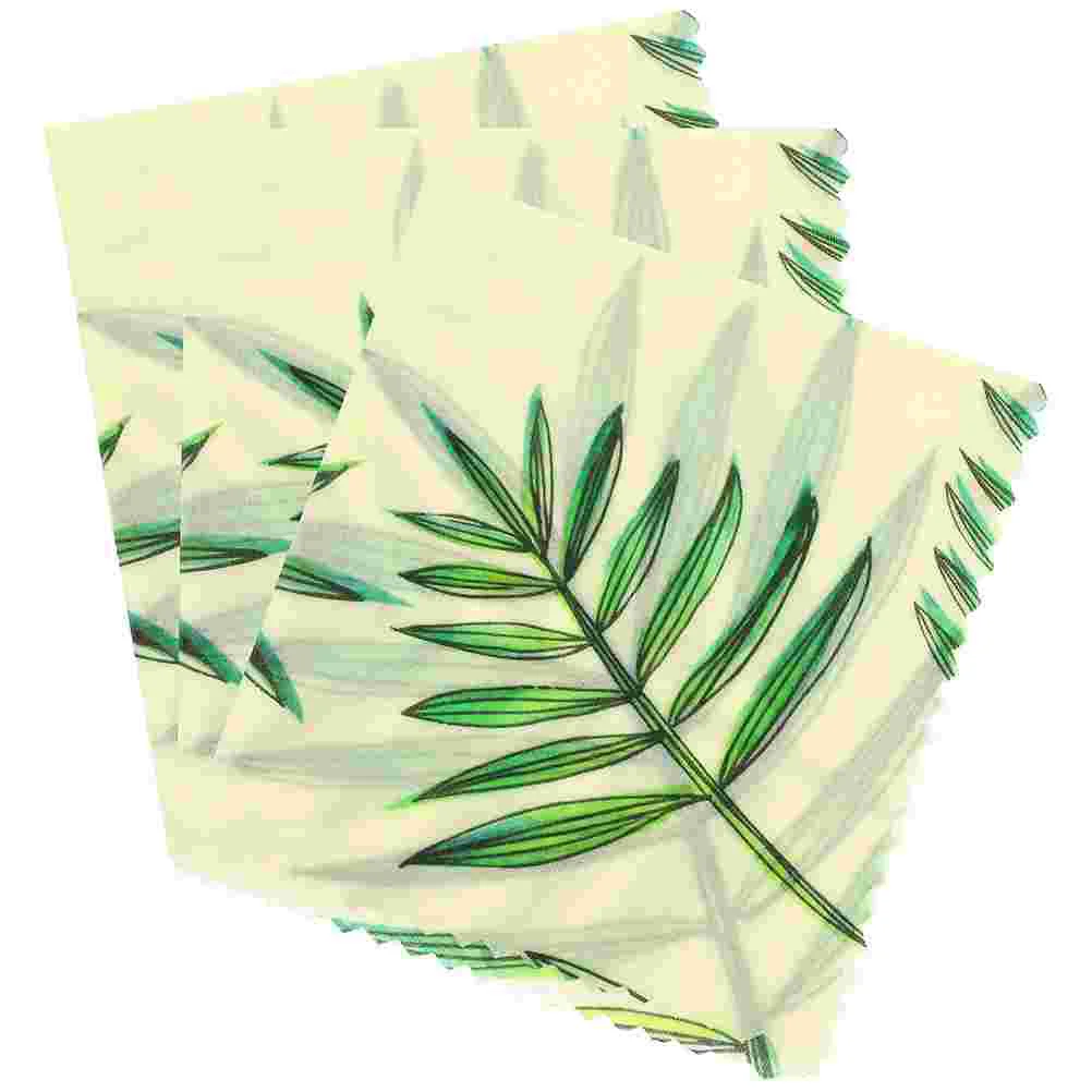 

3 Pcs Sandwich Wrappers Sandwich French Fries Wraps Fine Leaf Food Packing Paper Stencil Home Supplies Beeswax