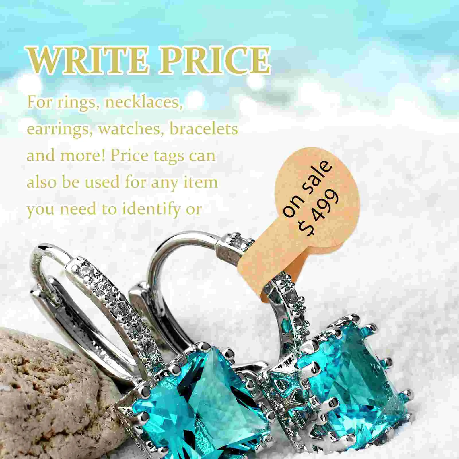 Ювелирные бирки наклейки этикетки пергаментная бумага конверт печать тампер