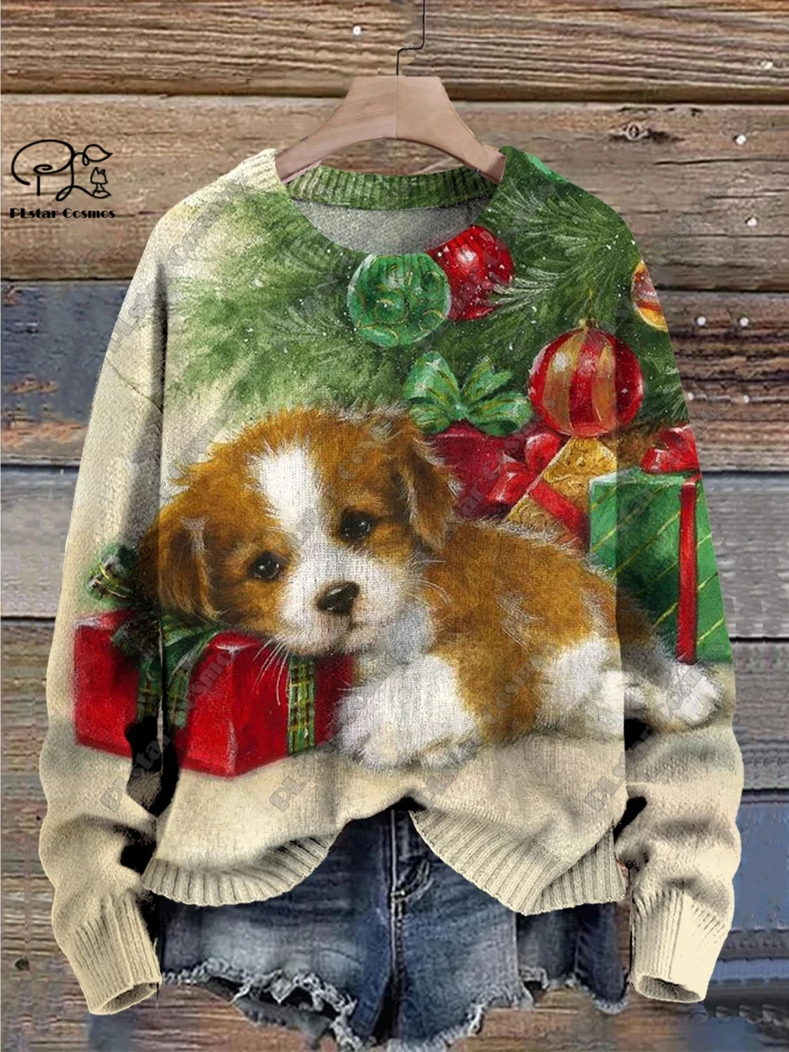 3D печать животных серия крутой кошки рисунок уродливый свитер Повседневный