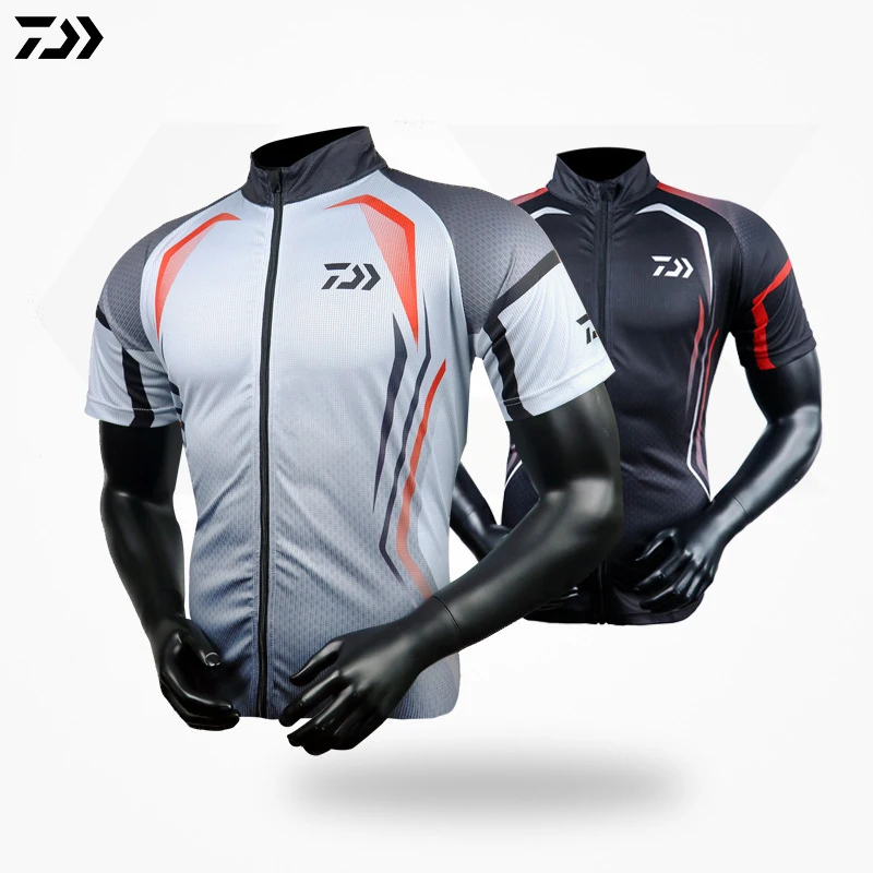 

2024 Men Fishing Clothing UV Protection Moisture Wicking Breathable Short Sleeve Fishing Shirt Camisas Pesca