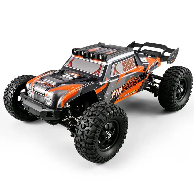 Hbx 901a 1/12 2.4g 4wd 45km/h Brushless 2ch Rc Cars Fast Off-road Led Light Truck Models Toys With 7.4v 1600mah Lipo Battery