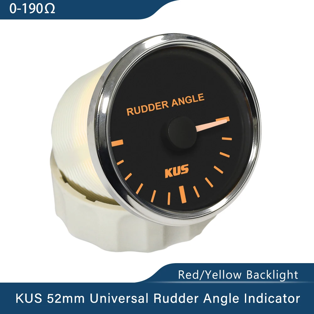 Новый угол поворота руля KUS 52 мм (2 &quot) /85 (3-3/8&quot) с красной/Желтой подсветкой для