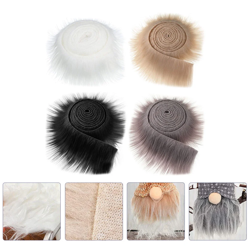 

Fur Faux Stripe Diy Fluffy Throw Striped Blanketjacket Artificial Fabric Hat Trim Accessories Ribbon Duvet