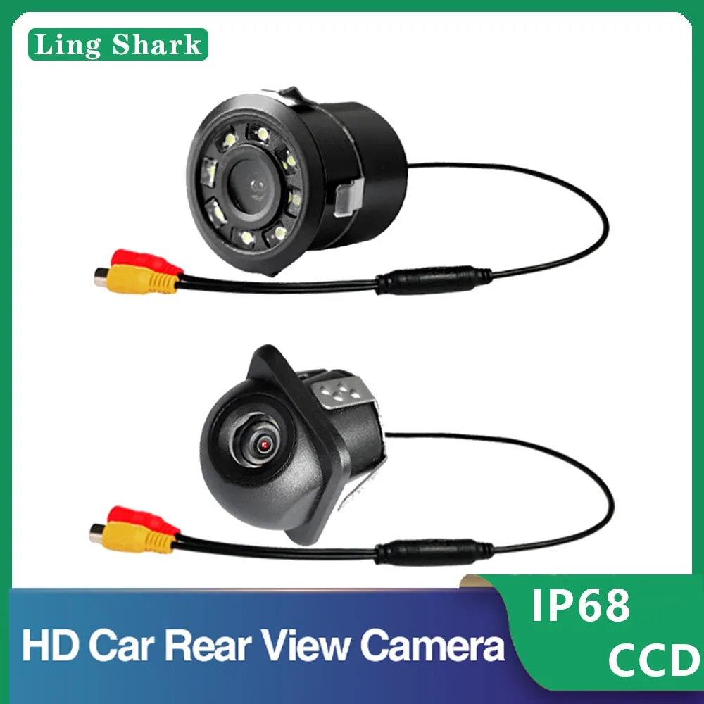 

Автомобильная камера заднего вида с функцией ночной съемки, парковочная камера заднего вида, Водонепроницаемая IP68 CCD стандартная идентификация, автомобильный монитор заднего вида с углом обзора 170 градусов, HD-изображение