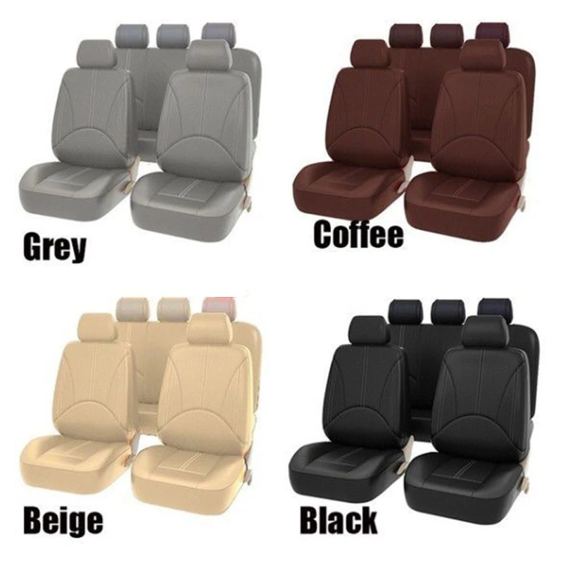 

Cushion Car Seat Cushion PU Leather Cushion Soft Driver Seat Pad Non Slip Auto Seat Protector Comfort Universal for Home