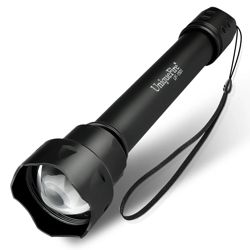 

UniqueFire 1501 IR 940nm Infrared LED Flashlight T38 Night Vision Lamp Torch 3 Mode Zoom 38mm Convex Lens Invisible Led Torch