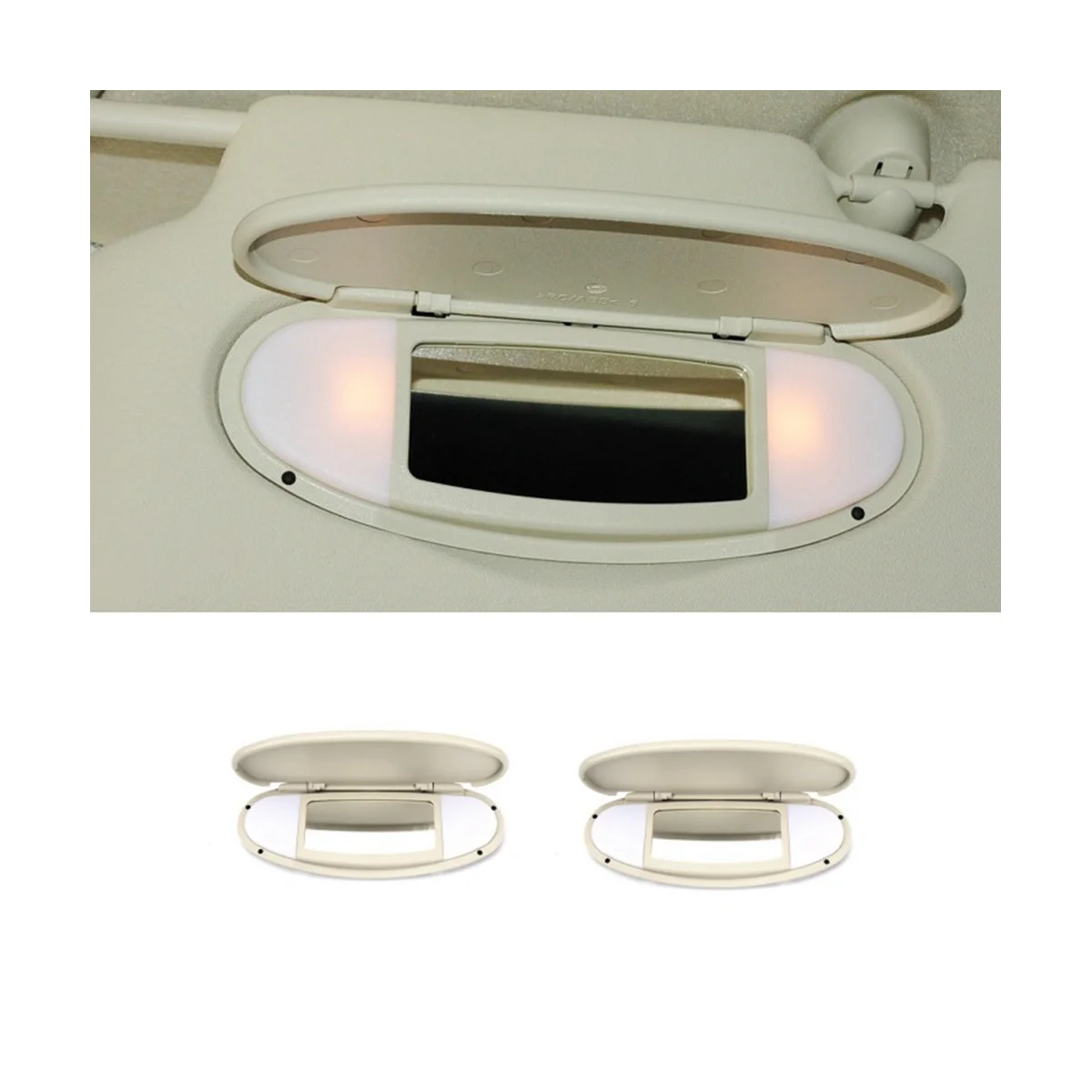 Автомобильный солнцезащитный козырек чехол для зеркала макияжа 51167361833 BMW MINI Cooper