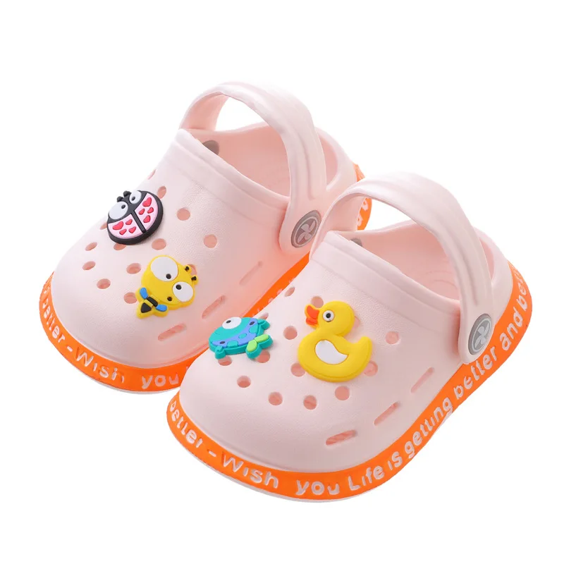 Summer Children's Slippers Cartoon Girls Shoes For Kids Toddler Baby Boy Home Slippers Outdoor EVA Cute Flat Heels Beach Sandals