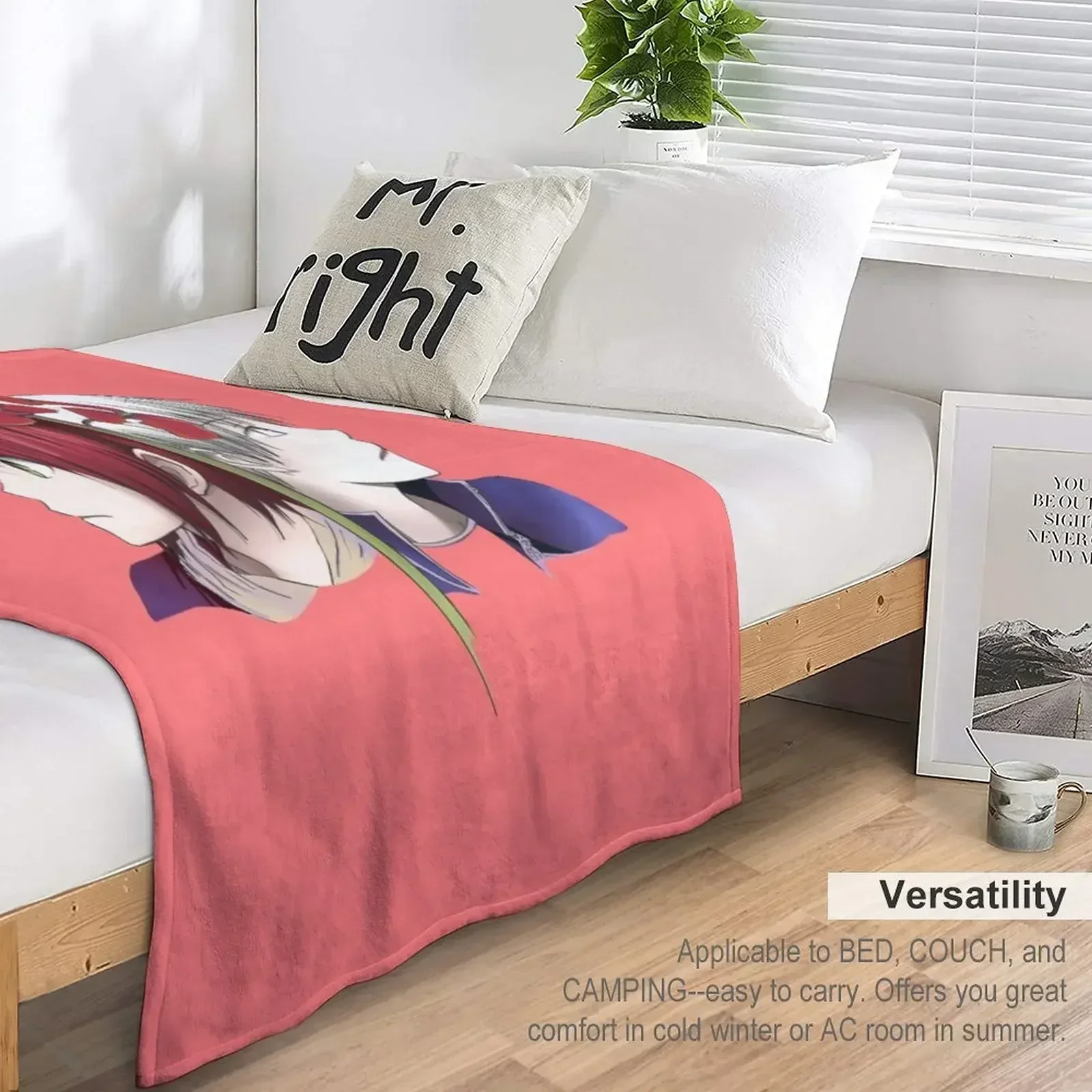 Одеяло Akagami no Shirayukihime одеяла в стиле аниме для малышей милые