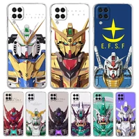 anime gundams phone case for samsung galaxy a51 a71 a21s a12 a11 a31 a41 a52s a32 a01 a03s a13 a22 5g soft silicone clear cover