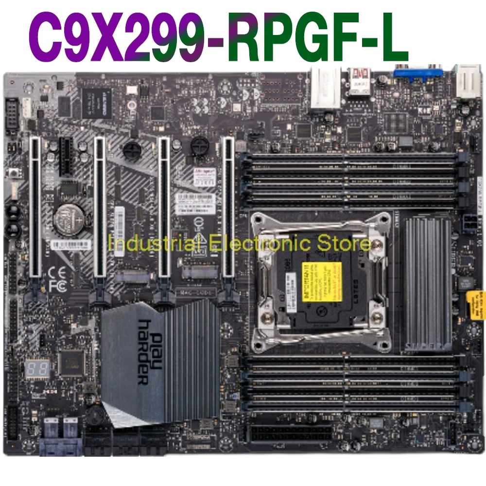 Серверная материнская плата для Supermicro X299 LGA2066 поддержка Core x 4-way GPU глубокое