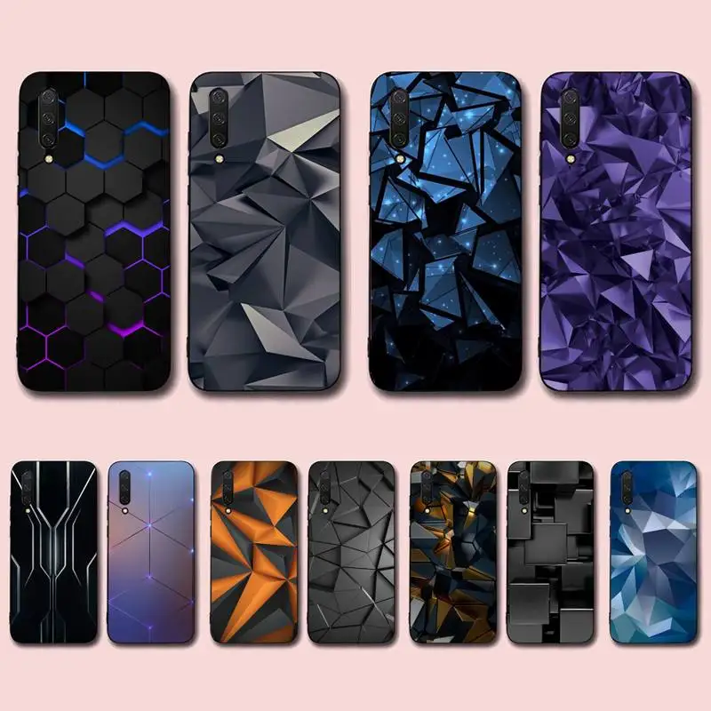 

Yinuoda Luxury Geometry Cool Phone Case for Xiaomi mi 5 6 8 9 10 lite pro SE Mix 2s 3 F1 Max2 3