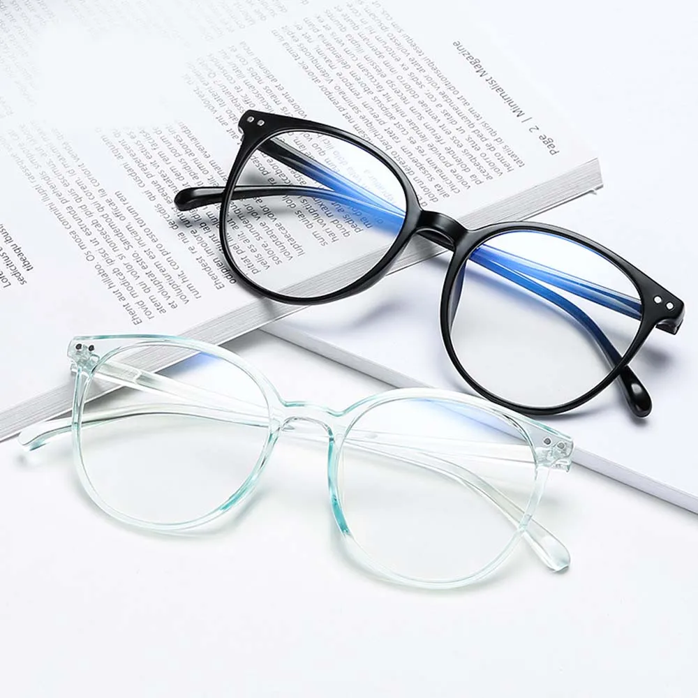 

Transparent Glasses Woman Lens Anti Blue Light Glasses Men Eyeglasses Computer Glasses Blue Light Protection Gaming Glasses