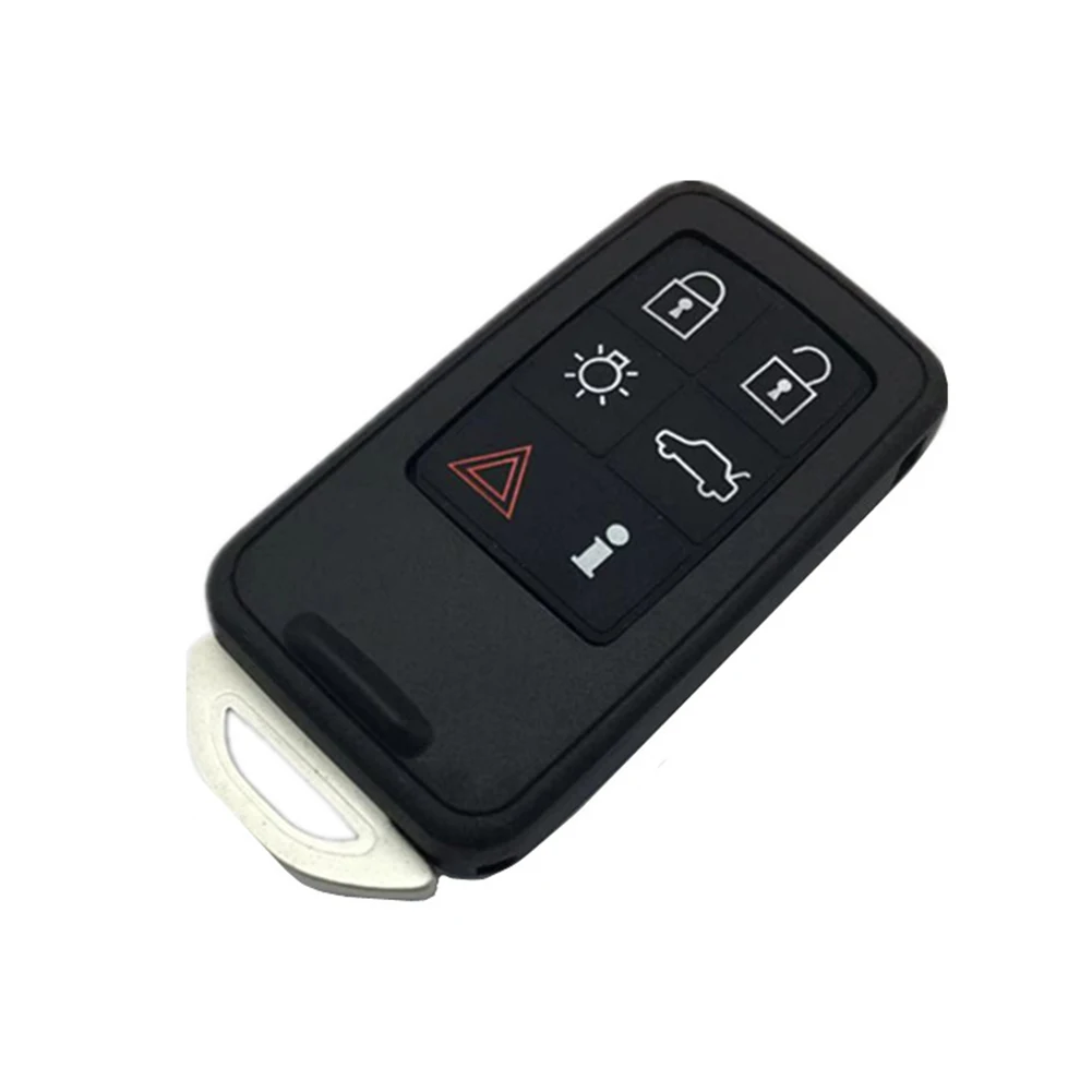 

1pcs Brand New Case Key Holder For Volvo KR55WK49264 Keyless Plastic Remote Key Trunk Hold 6 Key Button Black Car