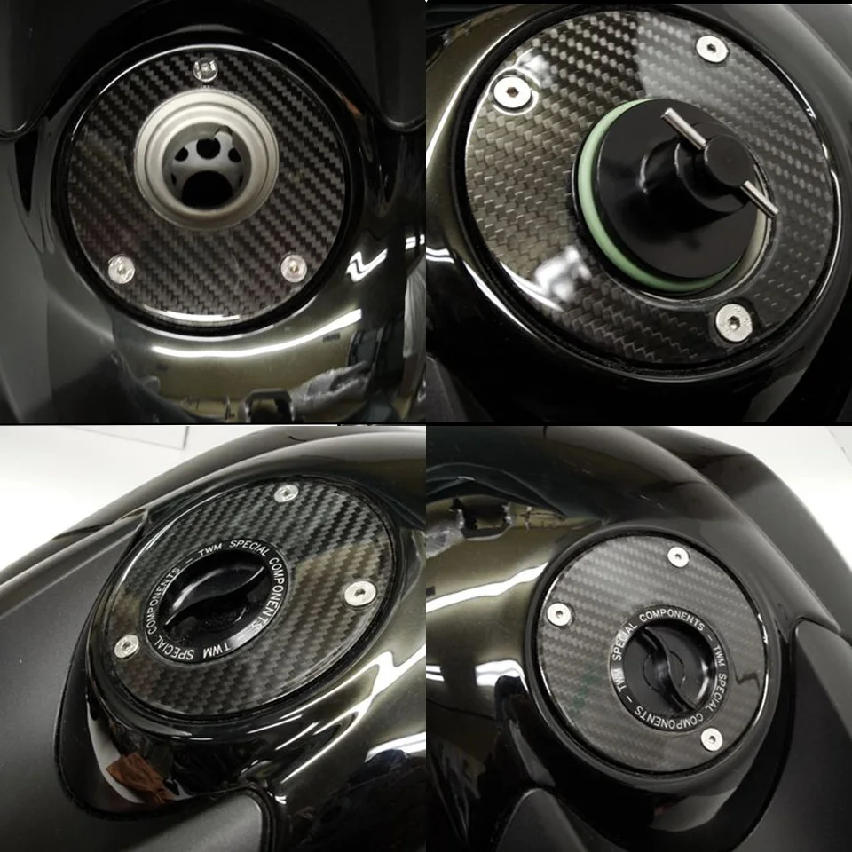 Фото Крышка топливного бака DTRAD Keyless из углеродного волокна для мотоциклов MT07/MT09/MT01/MT03/MT10/MT15/M-SLAZ/MT25 – Чехлы и аксессуары для мотоциклов №2
