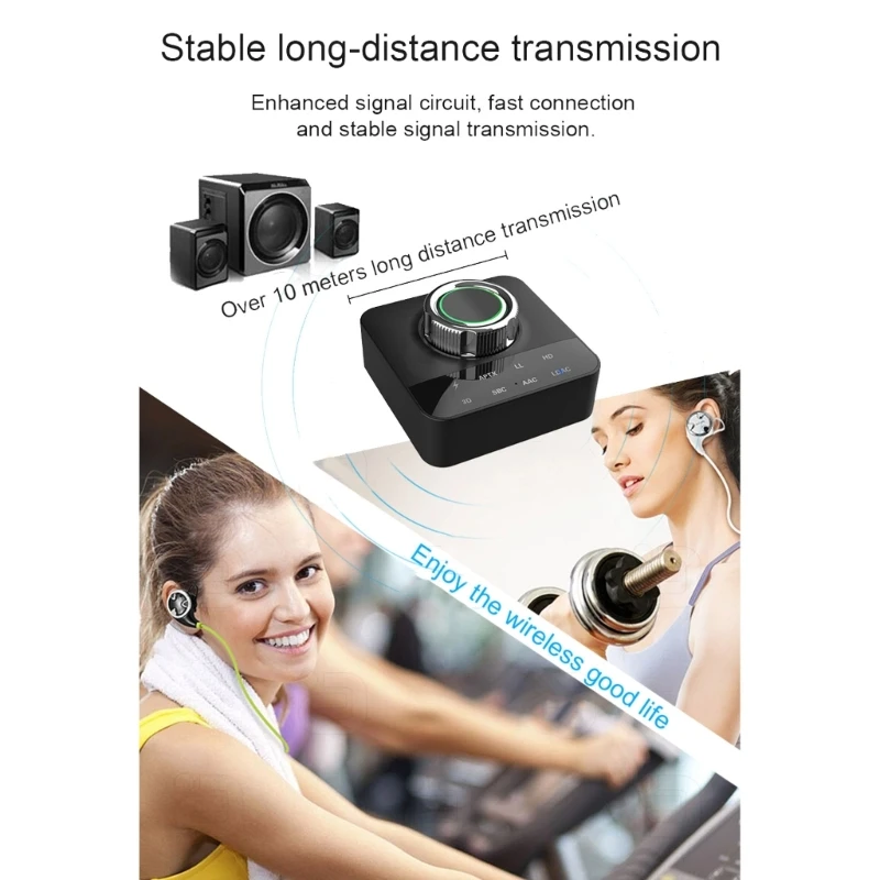 Bluetooth-совместимый аудиоресивер MicRCA 3 5 мм 3D Surround Sound адаптер aptX Прямая поставка