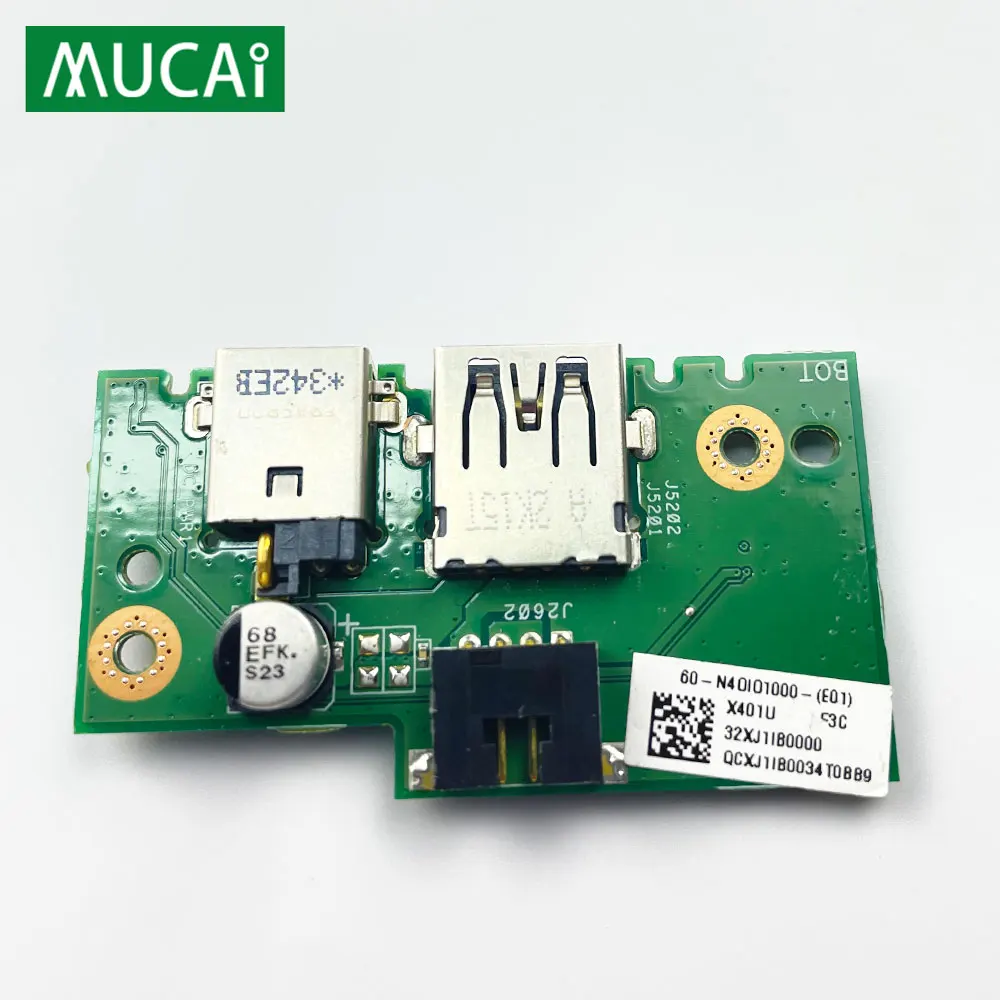 

DC Power Jack board For ASUS X401 X401A X401U X501 X501A X301 X301A laptop USB DC-IN board