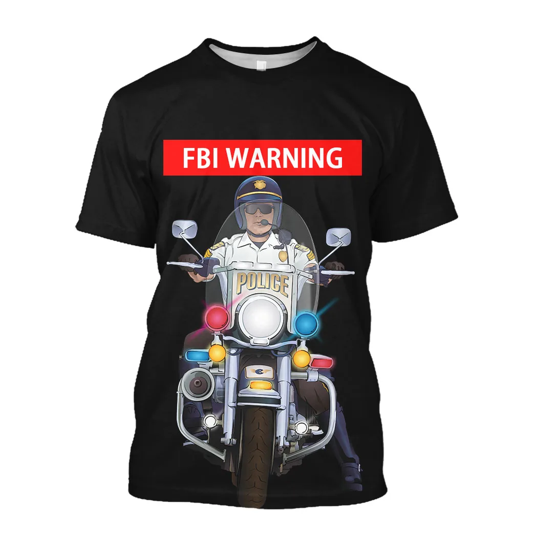 

Jumeast Manga 3D Graphic Funny T Shirts Printed FBI WARNING Fashion T Shirt Plus Size Streetwear Personality Anime Clothes