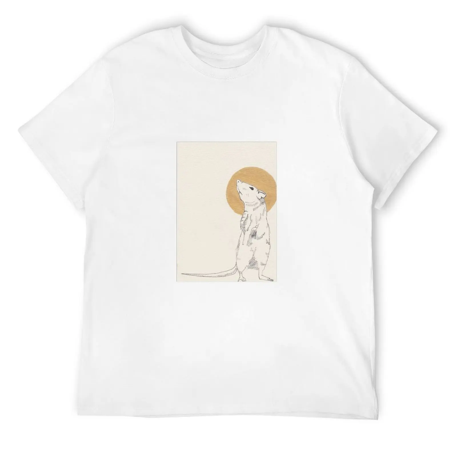 Футболка Sanctus Rattus футболка с аниме топы больших размеров винтажная одежда модные