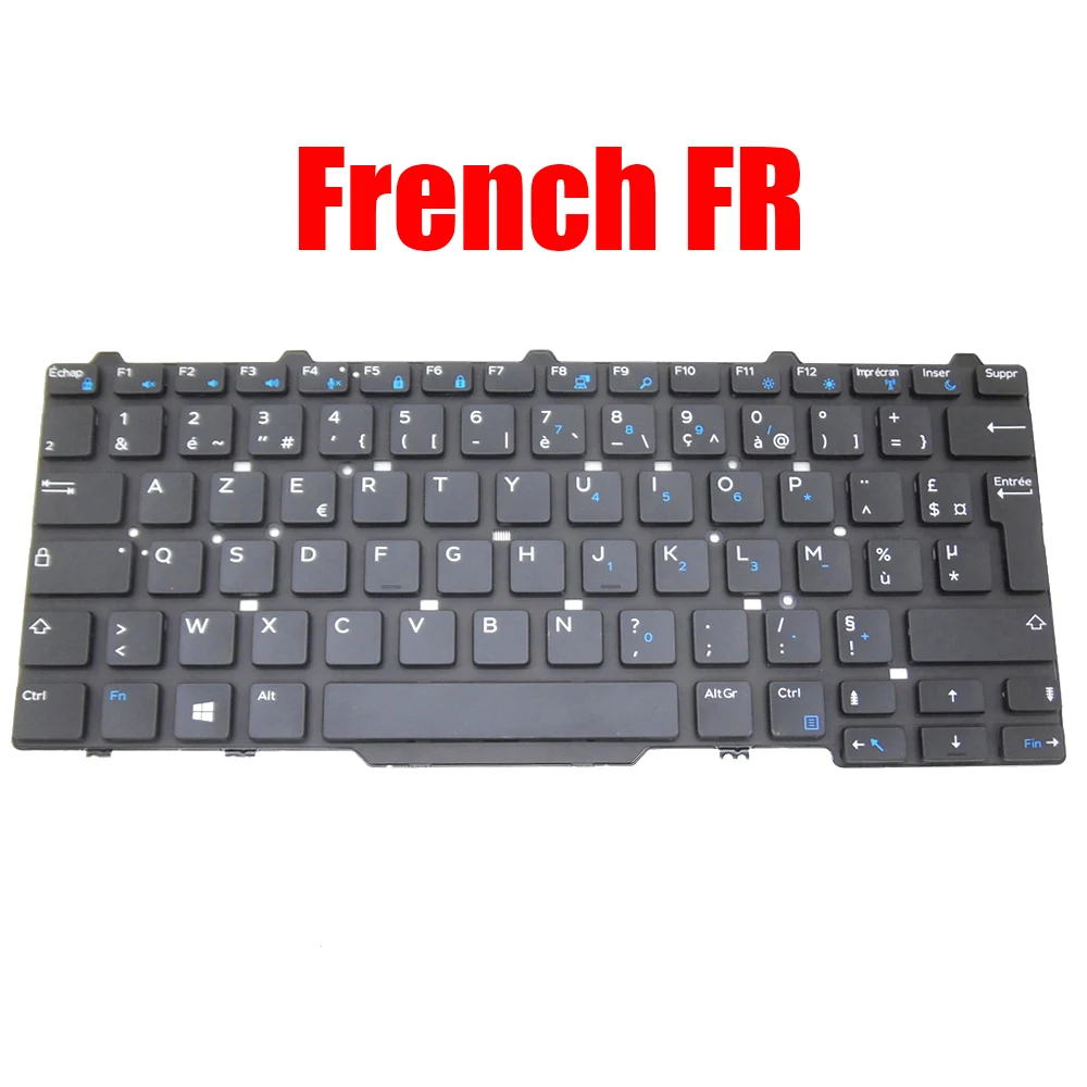 

French FR Laptop Keyboard For DELL For Latitude 3340 3350 0FTTYH FTTYH PK1313D4A13 SG-63010-2FA SN7230 Black Without Backlit New