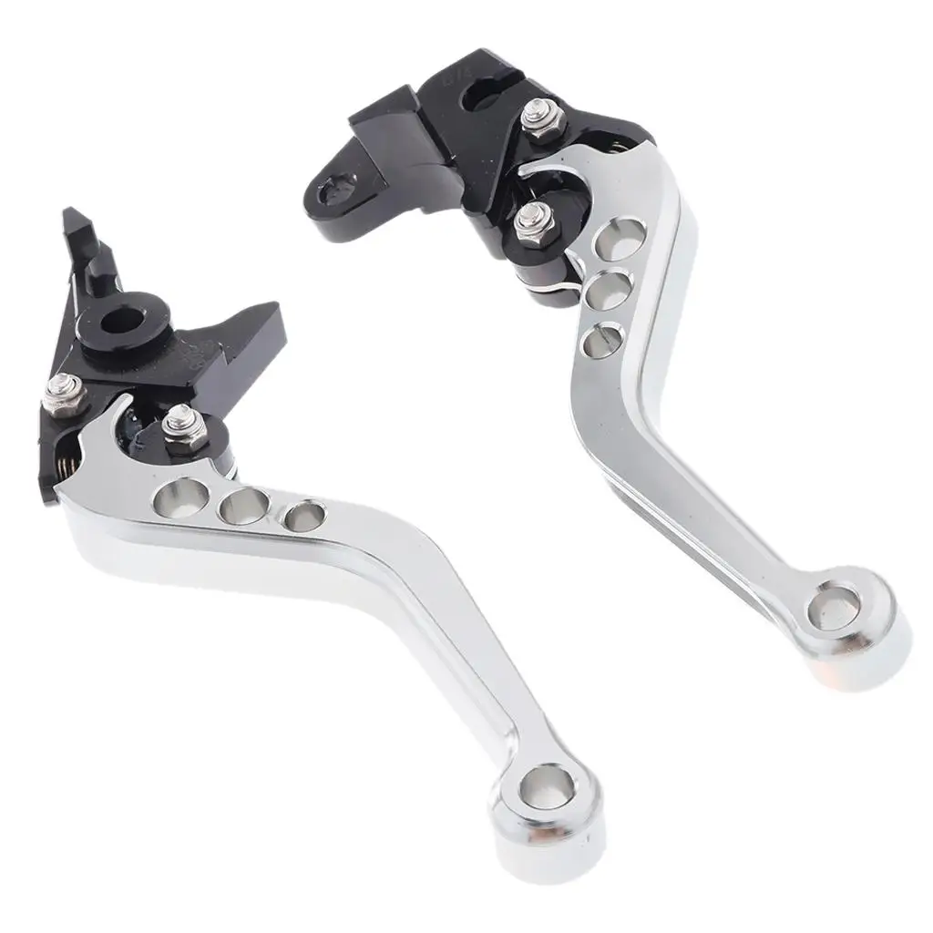 

1 Pair Motorcycle Short Brake Clutch Levers Adjustable Aluminum Fit for SUZUKI GSXR600 GSXR1000 09-18
