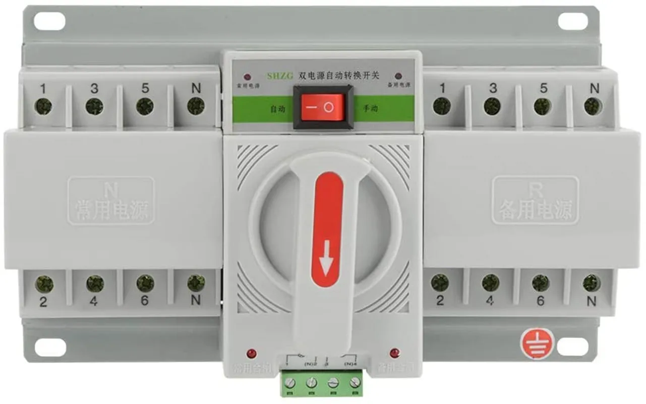 Автоматический переключатель с двойным питанием ATS MCB типа 3P/4P 63a 220V |