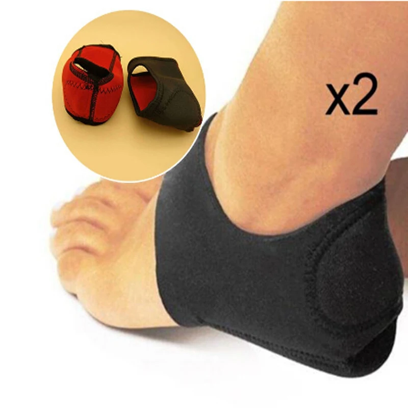 

2pcs Gel Heel Pad Pain Relief For Plantar Fasciitis Sock Worn In Shoes Thin Heel Spur Foot Skin Care Protectors Heel Sleeves