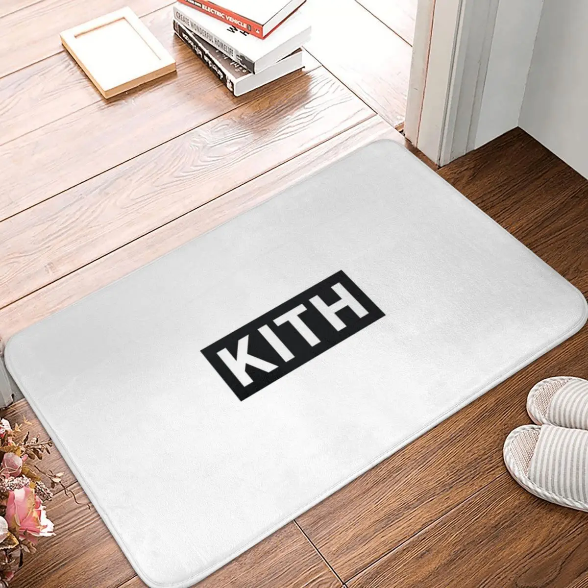 Kith Black Bogo противоскользящий коврик для двери напольный пыленепроницаемый ковер