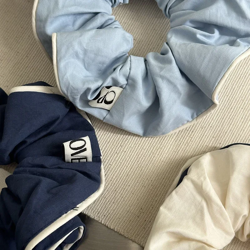 Модные хлопковые резинки для волос с буквами девочек и женщин в стиле ins