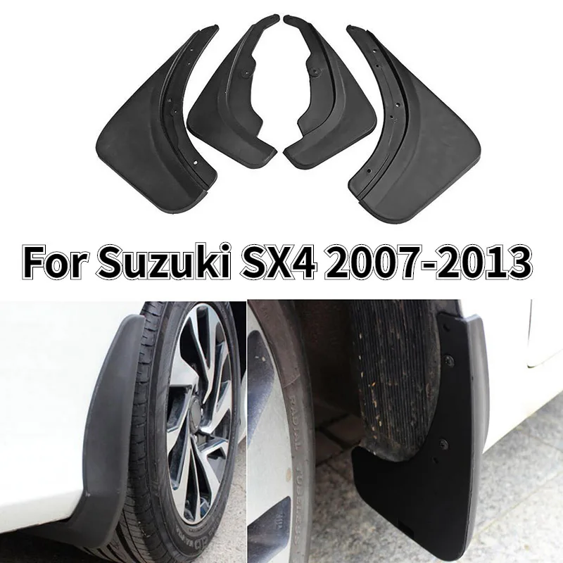 

Брызговики передние и задние для Suzuki SX4, 2007-2013