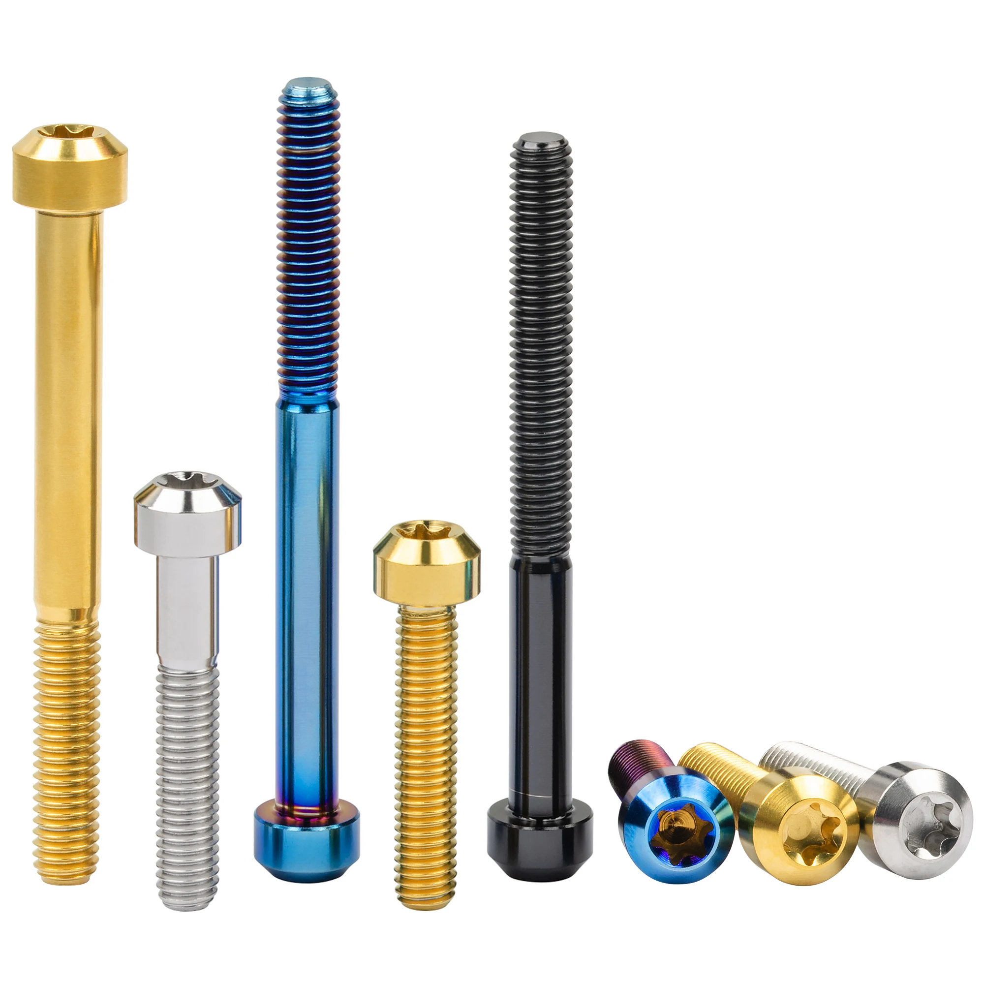 

Титановый болт Xingxi M6x10 15 20 25 30 35 40 45 50 60 65 70 80 мм, винт с внутренней звездообразной головкой для мотора велосипеда, модифицируемые быстросъемные крепления, 5 шт.