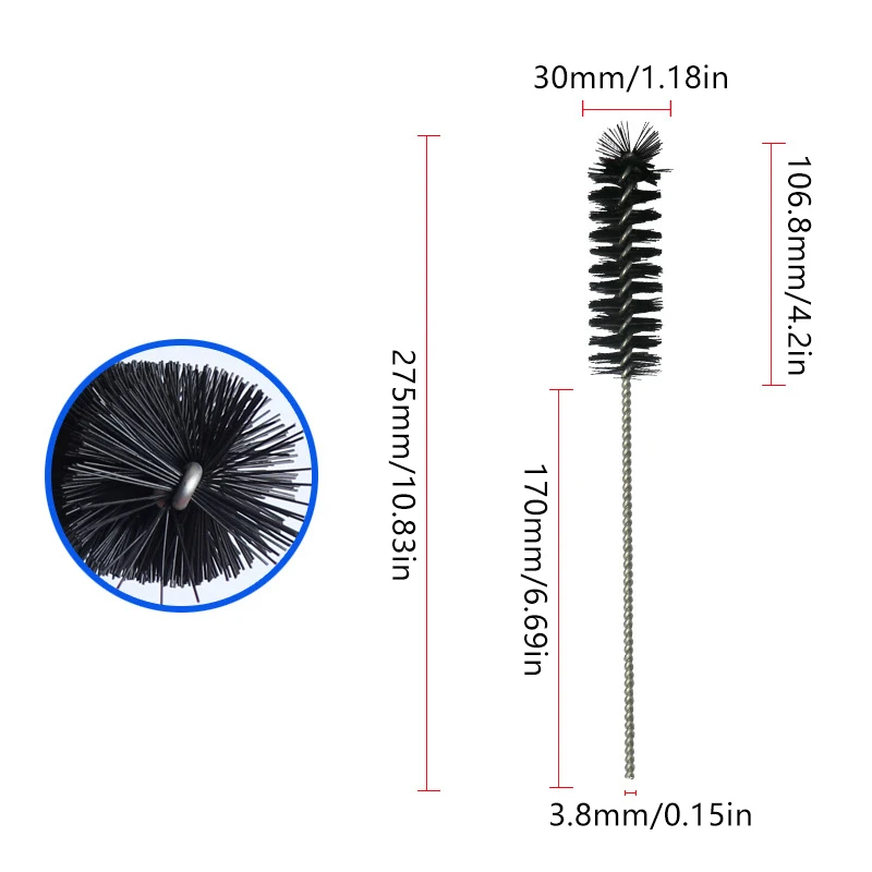 

1 Шт., Набор Инструментов Для Обслуживания Двигателя Автомобиля, Щетка Для Удаления Углерода С Клапана Цилиндра
