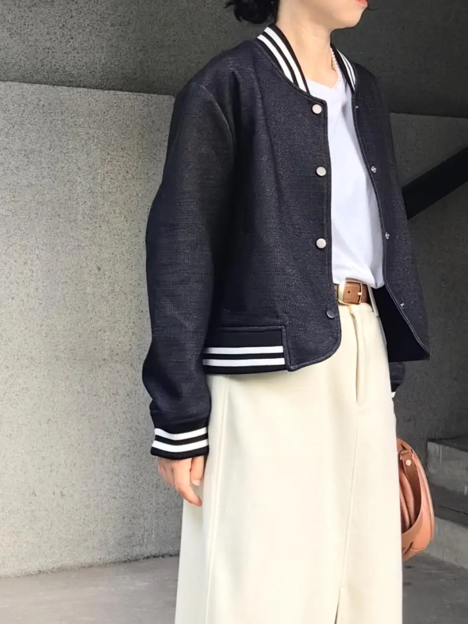 Высококачественная флисовая джинсовая бейсбольная форма маленькое