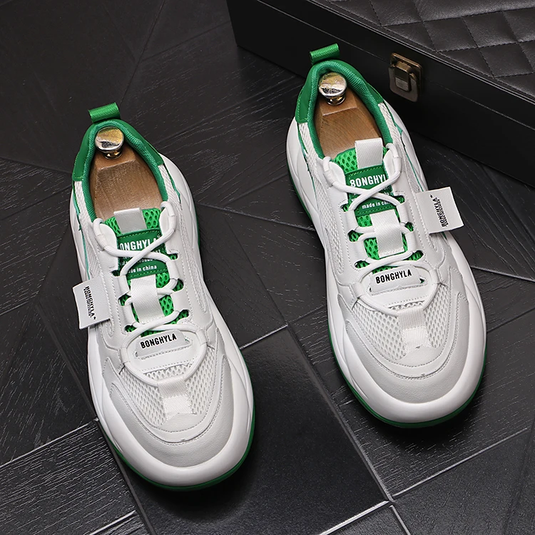 

Мужская обувь Новинка весна-осень 2023 модная дышащая сетчатая обувь для бега на шнуровке модная повседневная спортивная обувь