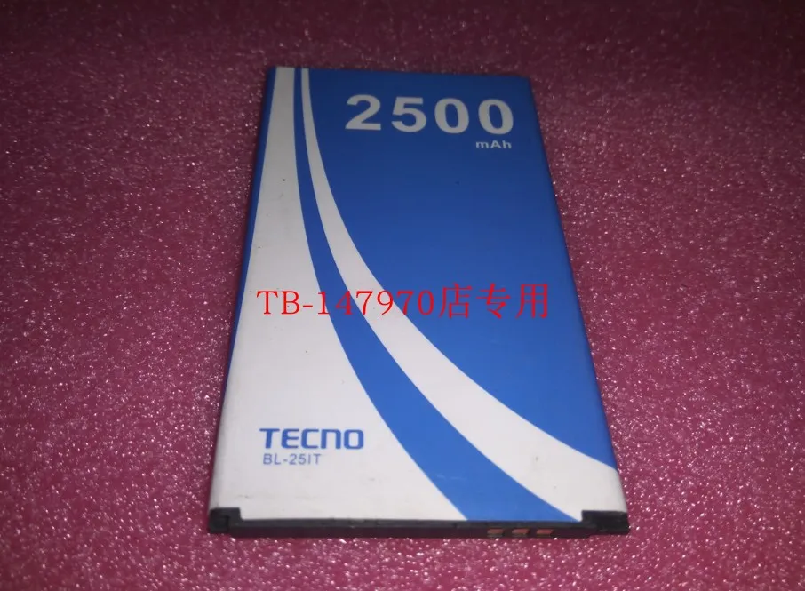 

for TECNO BL-25IT battery BL-25IT mobile phone panel 2500MAH