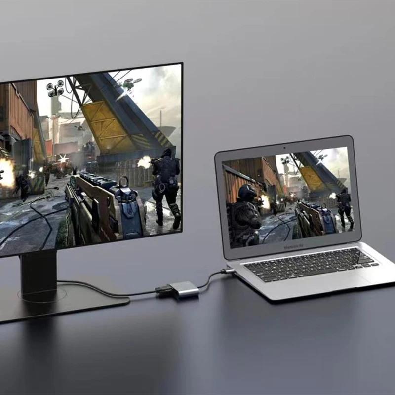 Адаптер-конвертер USB 3.0 в HDMI-совместимый VGA DVI 1080P HD для компьютера проектора телевизора монитора расширяет экранный кабель