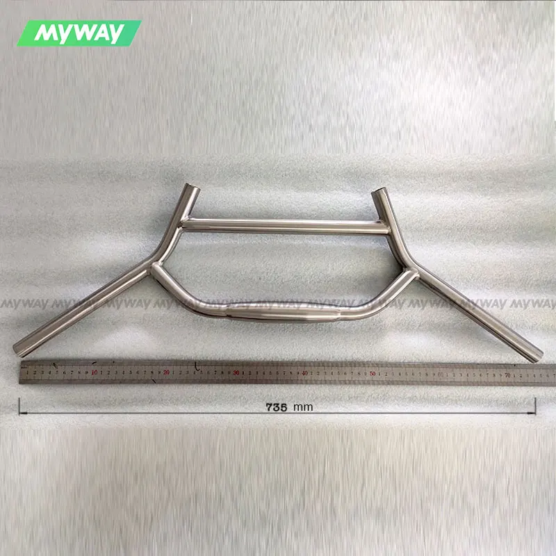 Фото Руль MYWAY Custom Bull Moos из титанового сплава, руль для велосипеда, запчасти для гравийных велосипедов, ретро-руль для туристических велосипедов, 31.8 мм №1