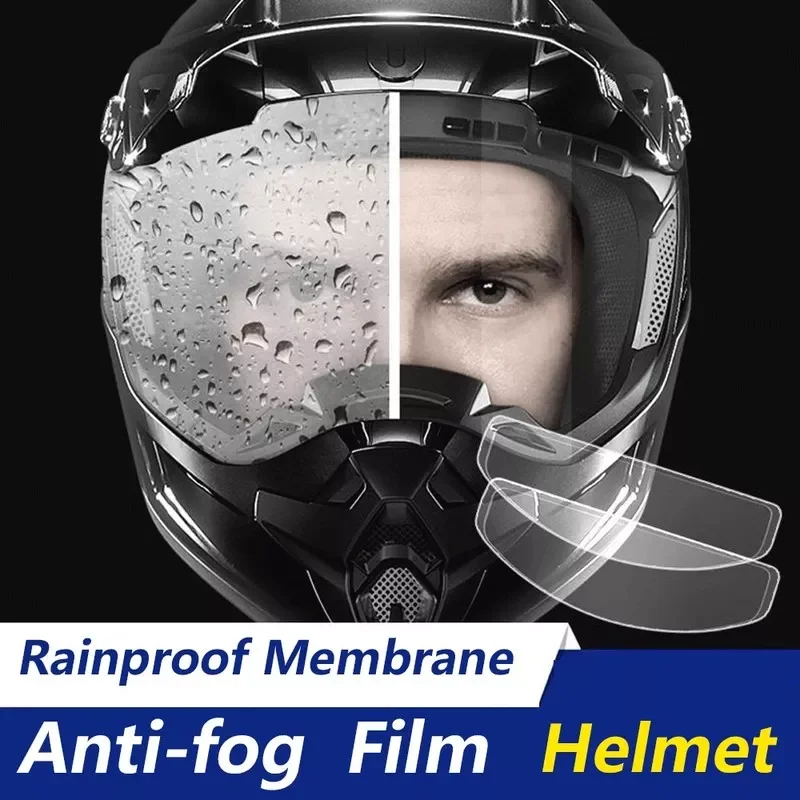 

Universele Motorhelm Anti-Fog Film En Regendicht Film Duurzaam Nano Coating Sticker Film Helm Accessoires