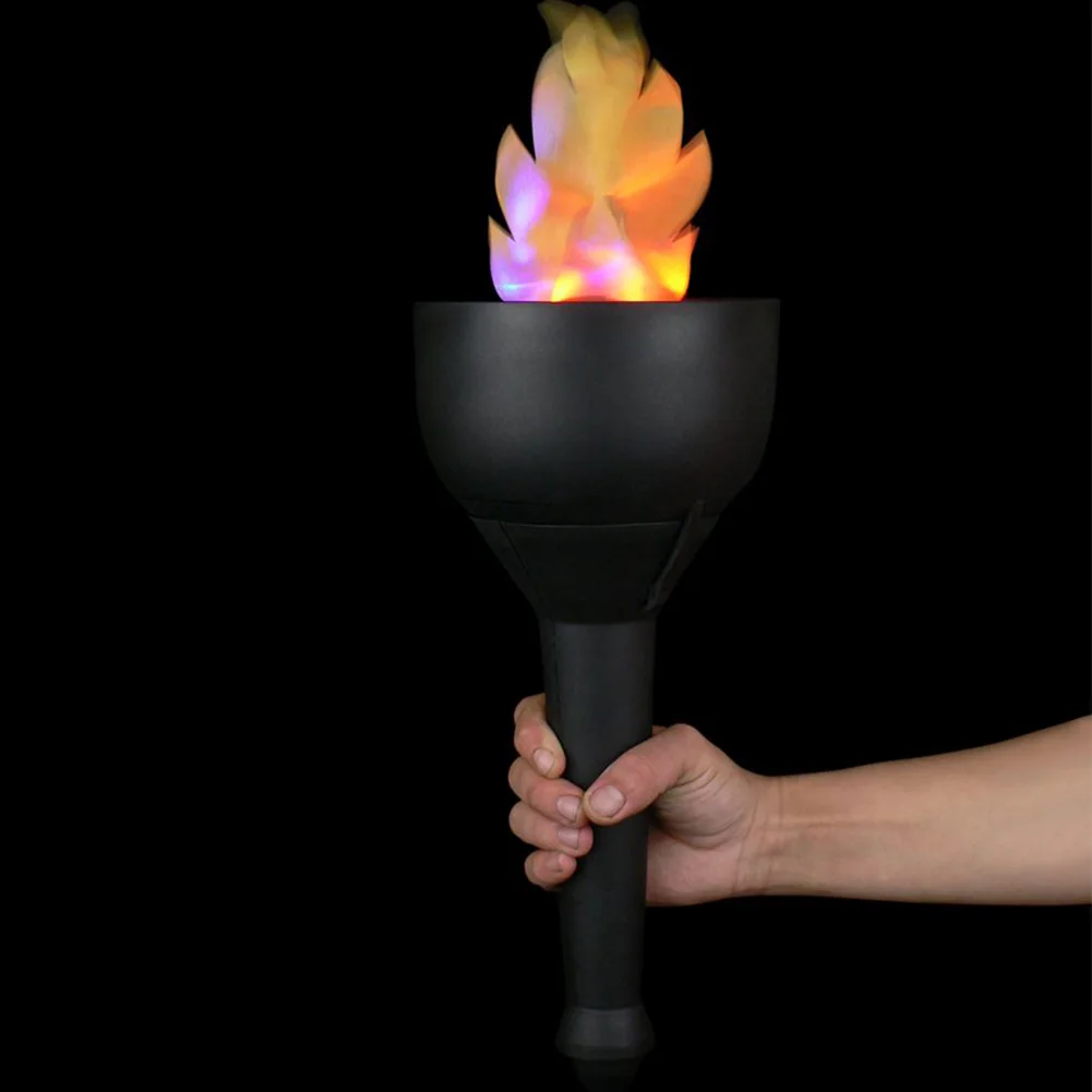 

Bonfire 4 In 1 Photoelectric Fake Fire Electronic Handhold Led Burning Torch Desktop Halloween Hanging Flame Lamp Party